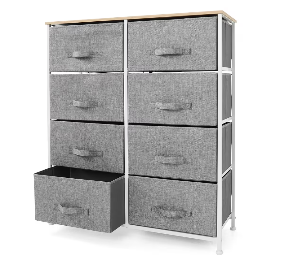 8 Drawer Chest - Grey