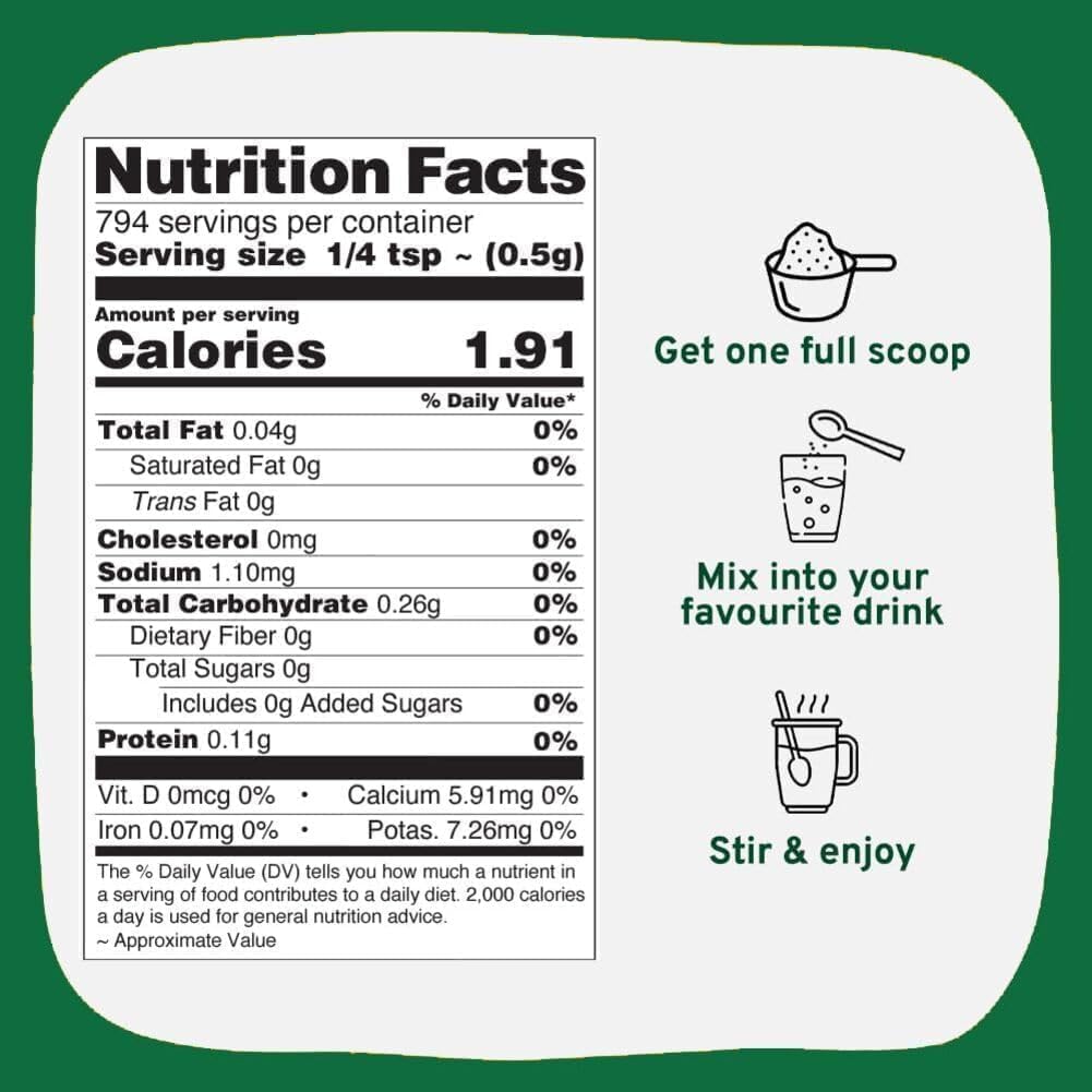 HANDPICK Moringa Powder (397g/14oz) Moringa Oleifera Leaf Powder - Gluten Free, Non-GMO | Perfect for Smoothies, Drinks, Tea & Recipes | Packed in Resealable Zip Lock Pouch
