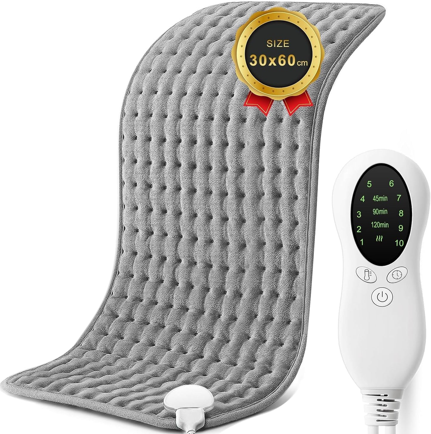 Heating Pad for Back Electric Heating Pad for Cramps Back Pain Relief with Auto Shut Off 10 Heat Settings Heat Pad Gifts for Women 30 * 60cm