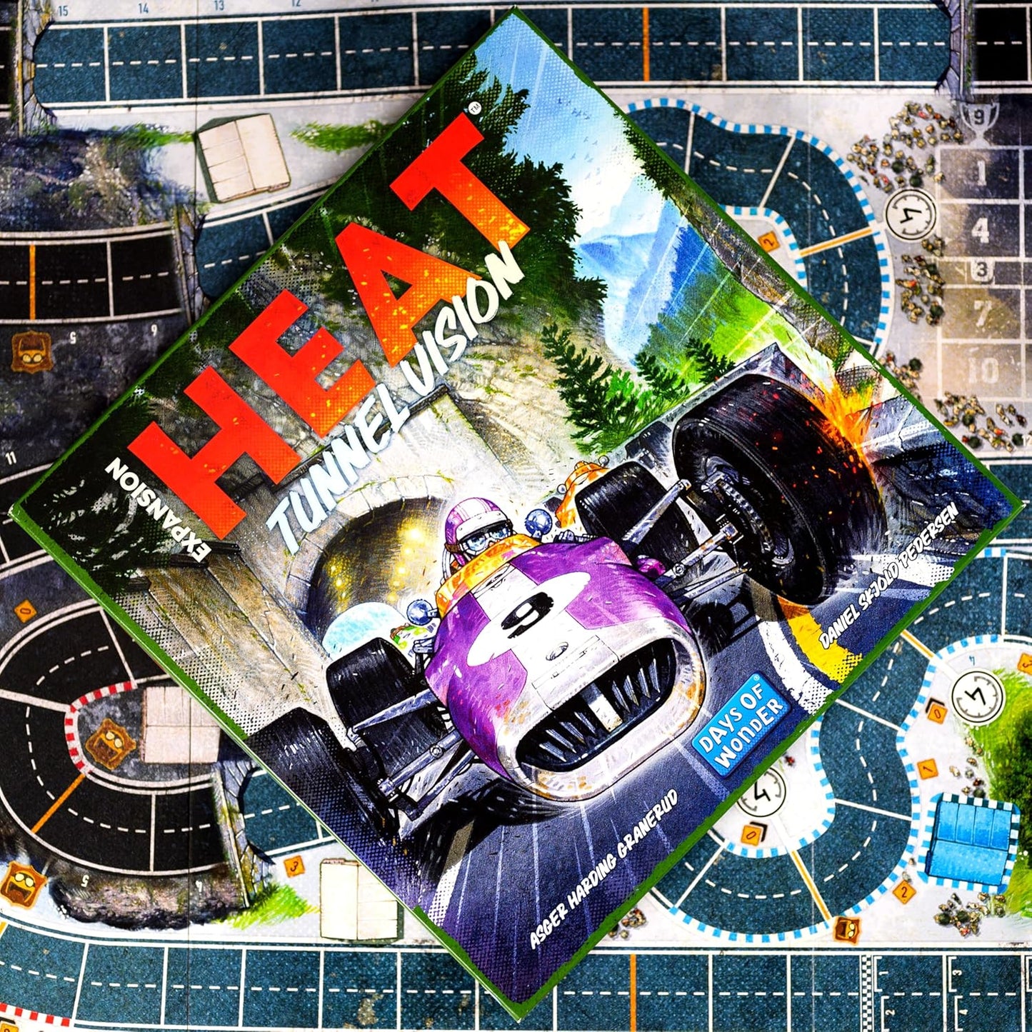 Asmodee | Days Of Wonder | Heat Tunnel Vision Expansion | Racing Strategy Game | 1+ Players, Ages 10+